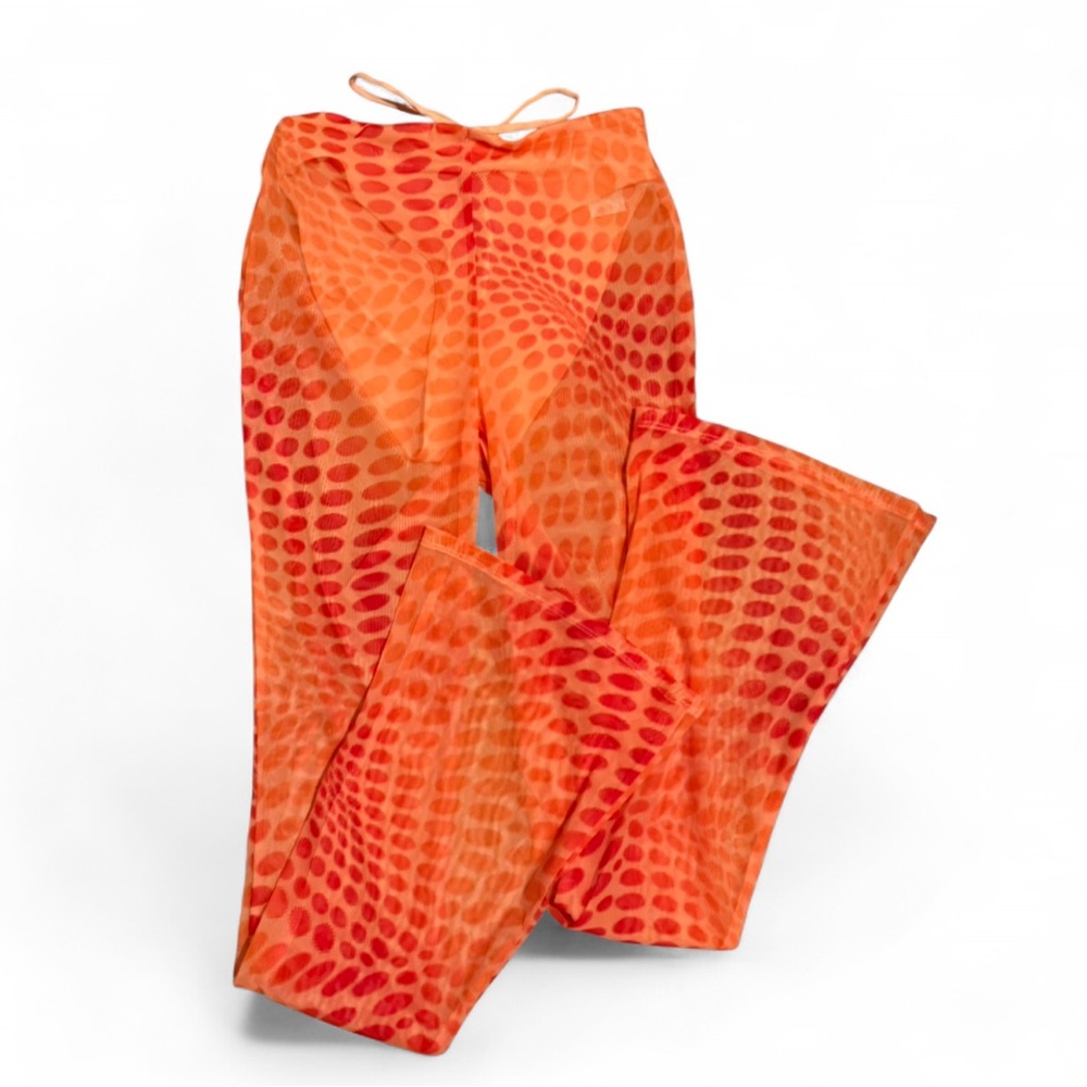 Oh Polly sheer polka dot flares